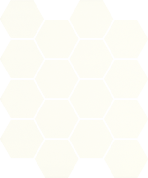 Uniwersalna Mozaika Prasowana Paradyż Bianco Hexagon 22x25,5cm M-P-220X255-1-UNIW.BIHE