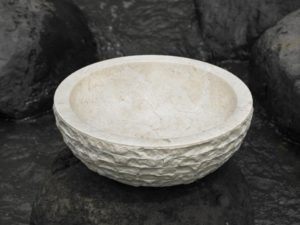 Umywalka kamienna nablatowa Bathco Puket Beige 00318