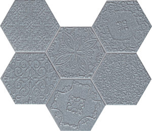 Mozaika Ścienna Tubądzin Lace Graphite 28,9x22,1cm tubLacGra289x221
