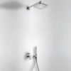 Zdjęcie Zestaw natryskowy Tres Loft z deszczownicą i baterią podtynkową 20018002