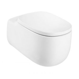 Miska WC podwieszana Rimless Roca Beyond 39,5x58 cm, biała 	A3460B7000