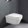 Zdjęcie Miska WC wisząca ukryte mocowania 37 x 53 cm biała + Deska WC wolnoopadająca 4694HR01 () 4694R001+98M9C101 Villeroy&Boch Architectura 2.0