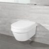 Zdjęcie Miska WC wisząca ukryte mocowania 37 x 53 cm biała + Deska WC wolnoopadająca 4694HR01 () 4694R001+98M9C101 Villeroy&Boch Architectura 2.0