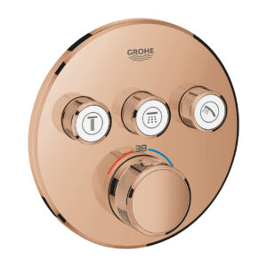 GROHE Grohtherm SmartControl - podtynkowa bateria termostatyczna do obsługi trzech wyjść wody warm sunset 29121DA0