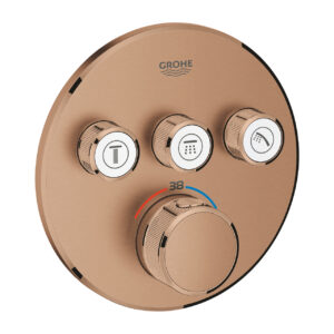 GROHE Grohtherm SmartControl - podtynkowa bateria termostatyczna do obsługi trzech wyjść wody brushed warm sunset 29121DL0