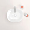 Zdjęcie Korek Click-Clack umywalkowo-bidetowy Excellent biały ceramiczny połysk ARIN.1485.01WH