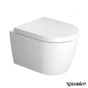 Miska WC Duravit ME by Starck Rimless HygieneGlaze wisząca 48x37 biała 2530092000 + Deska WC Duravit ME by Starck 0020190000