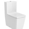 Zdjęcie Miska WC do kompaktu Rimless o/podwójny Roca Inspira Square 37,5×64,5 cm biały A342536000
