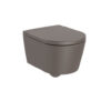 Zdjęcie Miska WC wisząca Roca Inspira Round Rimless Compacto 37×48 cm cafe A346528660