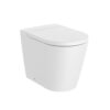 Zdjęcie Miska WC stojąca Roca Round Rimless 37×56 cm biały mat A347526620