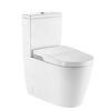 Zdjęcie n-Wash® – toaleta myjąca Roca Inspira typu kompakt, bezkołnierzowa – Rimless, zasilanie 230V biały 	A80306L001