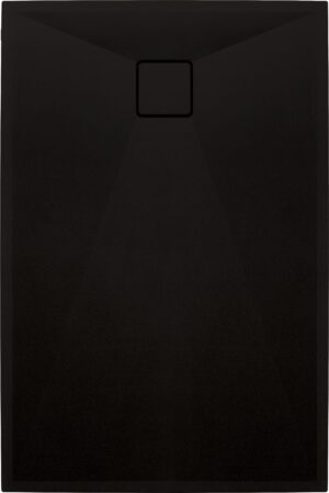 Deante Correo Brodzik prostokątny granitowy 100x80 cm czarny KQR_N46B