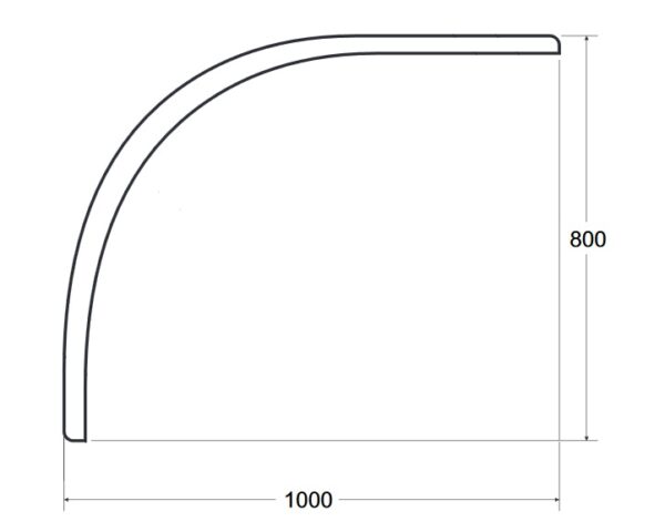 Zdjęcie Obudowa brodzik asymetryczny głęboki, z podwyższonym siedziskiem prawy Besco Maxi 100x80x24 cm biały OAB-100-NS