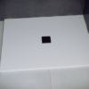 Zdjęcie Brodzik prostokątny biało-czarny Besco Nox ULTRAslim 110×90 cm BMN110-90-BC