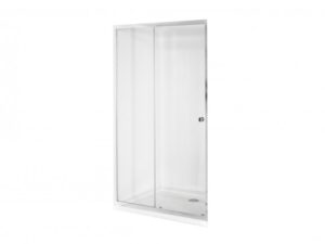 Drzwi prysznicowe przejrzyste szkło Besco Duo Slide 140x195 cm DDS-140