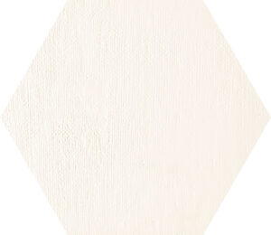 Płytka dekoracyjna Tubądzin Mild Garden white hex 22,1x19,2 cm