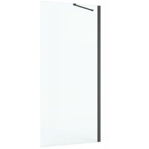 Ścianka prysznicowa boczna Roca Capital 90x195 cm czarny mat/szkło przezroczyste MaxiClean AM4409016M