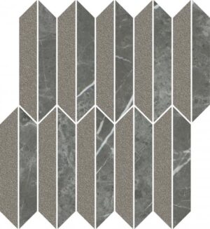 Mozaika cięta Mix Paradyż Noisy Whisper Graphite Mat 27,4x29,8 cm