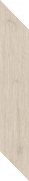 Płytka podłogowa Paradyż Heartwood Crema Chevron Lewy Mat 9,8x59,8 cm