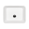 Zdjęcie Umywalka wolnostojąca srebrna Besco Assos Glam 40x50x85 cm srebrny UMD-A-WOS