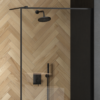 Zdjęcie Zestaw prysznicowy podtynkowy Besco Decco/Illusion I złoty BP-DII-ZL