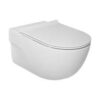 Zdjęcie Deska WC slim wolnoopadająca Roca Meridian A801C4200U +  Miska WC podwieszana Rimless biały A34624L000