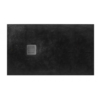 Zdjęcie Brodzik kompozytowy prostokątny Roca Terran STONEX® 1200×1000 mm czarny AP1014B03E801400