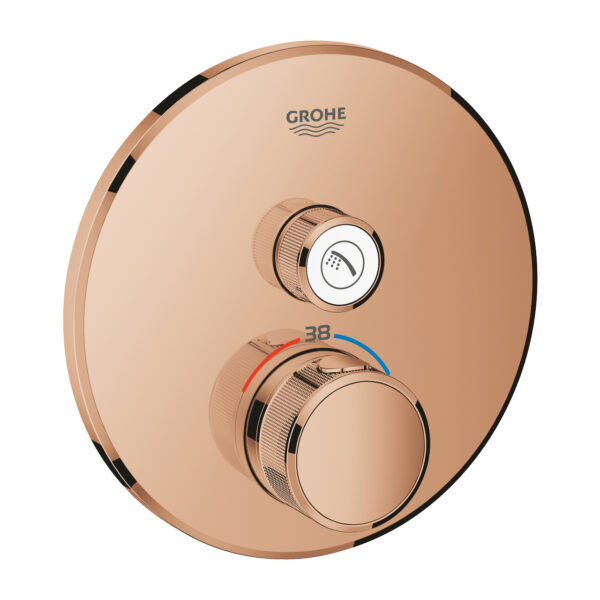 Zdjęcie GROHE Grohtherm SmartControl – bateria termostatyczna do obsługi jednego wyjścia wody warm sunset 29118DA0