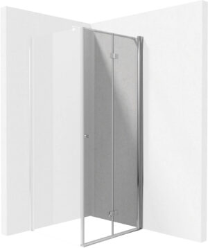 Drzwi Prysznicowe 100 cm - składane z powłoką szkło totalwhite KTSX043P Deante Kerria Plus