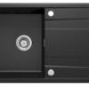 Zdjęcie Zlewozmywak granitowy grafit 1 z ociekaczem 1000X520X203, 3,5″ + osprzęt space saver lux ZQE_G713 Deante Eridan