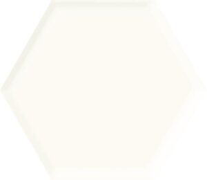 Płytka ścienna Paradyż Uniwersalny Heksagon White Struktura Połysk 19,8x17,1cm
