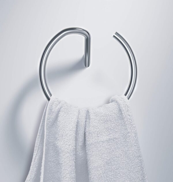 Zdjęcie Wieszak na ręcznik ścienny okrągły chrom ADI_0611 Deante Silia