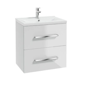 Zestaw łazienkowy szafka+umywalka 60x60 cm Defra NAS Loreto biały 001-Z-06003+2422