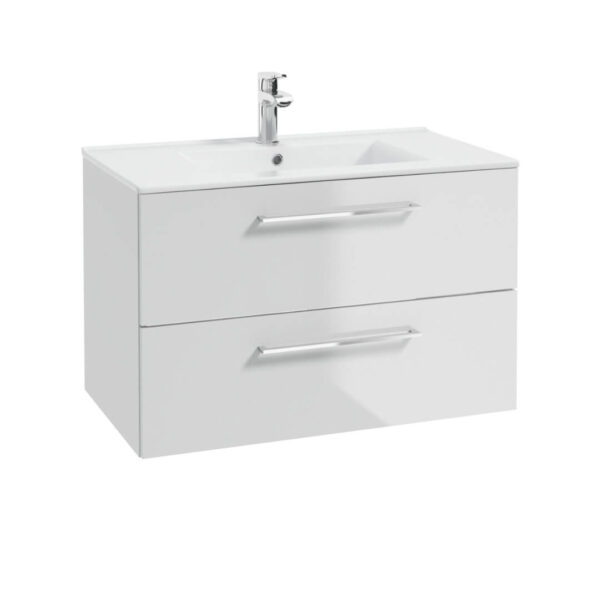 Zdjęcie Zestaw łazienkowy szafka+umywalka 50×79 cm Defra NAS Metro biały 190-D-08001+1724