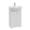 Zdjęcie Zestaw łazienkowy szafka+umywalka 79×45 cm Defra NAS Pik biały połysk 095-D-05006+1560