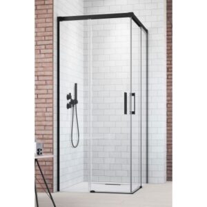 Drzwi prysznicowe 100 cm prawe Radaway Idea Black KDD czarny mat/szkło przezroczyste 3870625401R@^