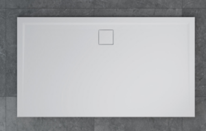 Brodzik konglomeratowy prostokątny 70x160 cm Sanswiss Lavida biały W20AL07016004