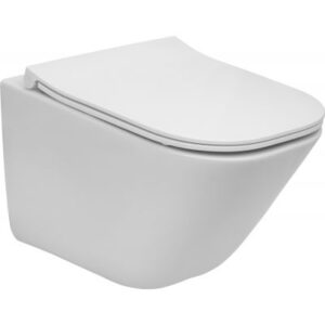Miska WC podwieszana Roca Gap Square Rimless Compacto Supraglaze 48x34 cm biały A34647AS00