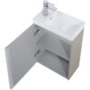 Zdjęcie Zestaw meblowy szafka z umywalką 45,5 cm Elita Spring fume mat 168782