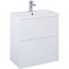 Zdjęcie Zestaw meblowy szafka z umywalką 60,6 cm Elita Kido 2S biały połysk 169101