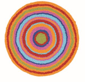Kleine Wolke Mandala - Dywan kąpielowy Multicolor 80 cm round 9105148518