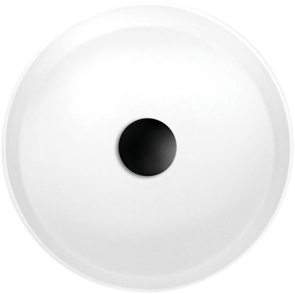 Zdjęcie Umywalka okrągła granitowa nablatowa 36×36 cm alabaster CQS_AU4S Deante Silia