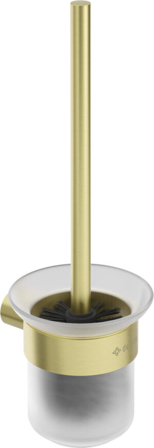 Szczotka WC wisząca złoto szczotkowane ADR_R711 Deante Round