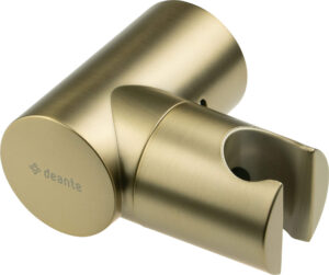 Punktowy uchwyt słuchawki prysznicowej złoto szczotkowane ANO_R21U Deante Round