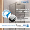 Zdjęcie Ścianka prysznicowa walk-in – przesuwna 100×195 cm złoty KTJ_Z30R Deante Prizma