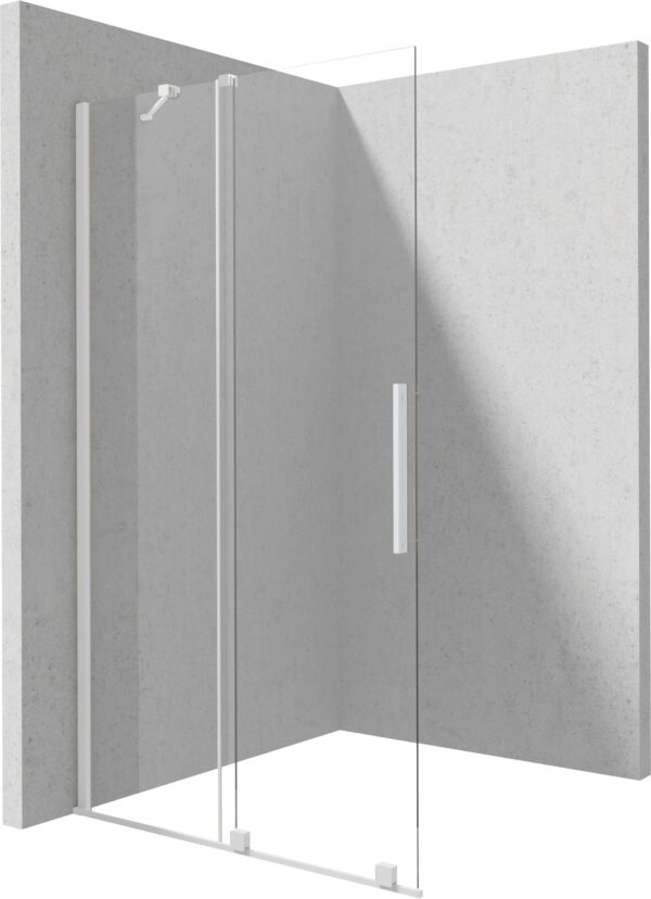 Zdjęcie Ścianka prysznicowa walk-in – przesuwna 120×195 cm bianco KTJ_A32R Deante Prizma