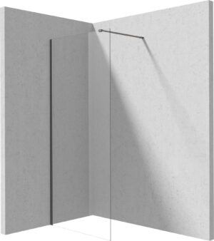 Ścianka prysznicowa walk-in 80x195 cm titanium KTJ_D38P Deante Prizma