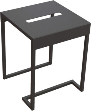stolik łazienkowy czarny mat ADM_N51T Deante Mokko
